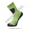 X-TRAIL turistické ponožky zelená/černá 