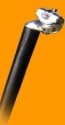 SEDLOVKA CARBON 27,2MM, SILNIČNÍ, ALU ZÁMEK 